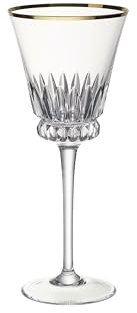 Villeroy & Boch - Grand Royal Gold, set de copas de vino blanco con borde dorado, 125 ml, cristal, transparente