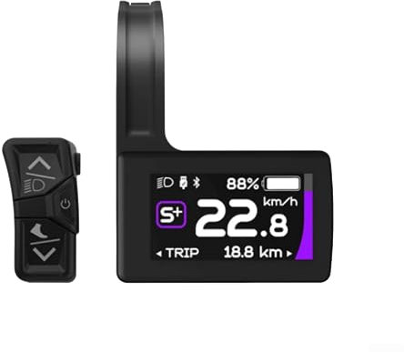 Écran LCD étanche pour vélo électrique compatible avec moteur électrique pour Bafang M560 M600 DPC245