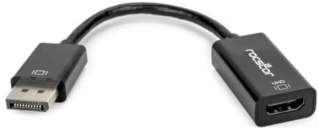 Rocstor DisplayPort 1.2 a HDMI 4K/60Hz Active Adapter Converter - M/F - Negro