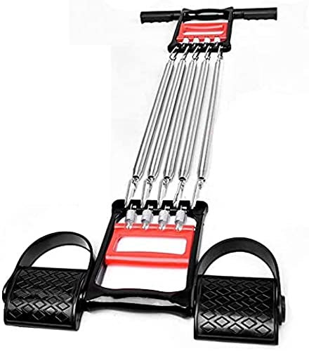 Brust-Expander-Feder-Muskel-Puller-5-Widerstand-Stahlfeder, verstellbare Zugstange, Multifunktions-Fitnessgerät 3 in 1 69Tranquillity