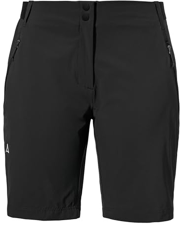 Schöffel Damen Shorts Style Blaustein WMS, leichte Wanderhose mit 4-Wege-Stretch, kurze Hose aus recyceltem Material, schnell trocknend mit legerer Passform
