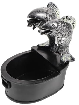 Yardenfun Resin Jar Water Fountain for Outdoor and Indoor Decor Unique Design Relaxing Water Feature for Room and Fish Tank and Easy to Operate