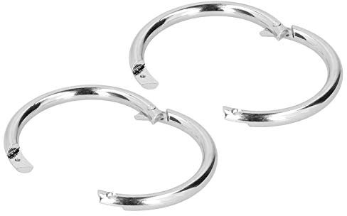 Aramox Nasenring für Rinder, Kühe, Veterinärbulle, Nutztierausrüstung, Kohlenstoffstahl, 2 Stück