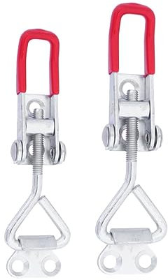 Gadpiparty 2 Pièces 4001 4002 Pince à Loquet Basculer Le Loquet Pince Verticale s De Verrouillage Ajustable Sauterelle Verticale Outil à Main Robuste Réglable