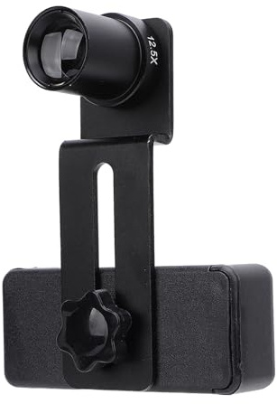 Microscope Lens Cellphone Adapter, Microscope Smartphone Camera Adapter, Compatible with 23.2mm Eyepiece Tube, for Smartphones 70 to 90mm