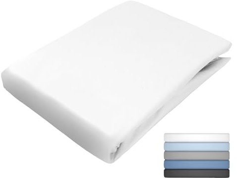 JACK Uni Spannbettlaken Satin 100x200 / 140x200 / 180x200 cm einfarbig Spannbetttuch viele Farben