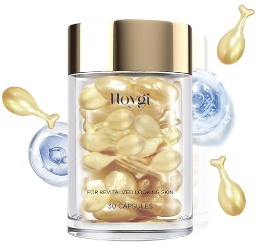 Retinol-Serum mit Bienengift, Retinol Line Smoothing Nachtserum Kapseln, Straffende Feuchtigkeitspflege, Effektiv gegen Falten und Pickel - Vegan, ohne Farbstoffe & Parfum, für alle Hauttypen