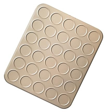 FIRSTXIU Robusto stampo per macaron e biscotti, facile da decomporre, 30 cavità, per macaron e biscotti, teglia da forno per la casa