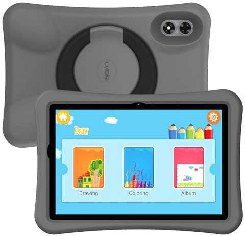 UMIDIGI Kids Tablet, G1 Tab Android for Kids, 10.1, 4+4G+64G up to 1TB, WiFi 6, 8MP+8MP Dual Camera, Quad-Core, 6000mAh, BT5.0, TÜV Eye Bluelight Tablet Android, Parental Control