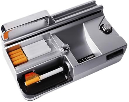 VDLLQYN, Máquina for liar cigarrillos completamente automática de 8 mm/6,5 mm/5,5 mm, máquina de llenado de tabaco eléctrica doméstica, adecuada for tubos de papel ，Enrollador eléctrico de cigarrillos