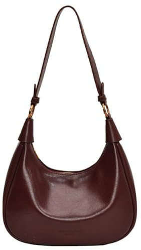 GSenhui Kleine Handtasche Damen Y2K Schultertasche Klein Elegant Hobo Shoulder Bag Women PU Leder Umhängetasche Vintage für Frauen Reisen