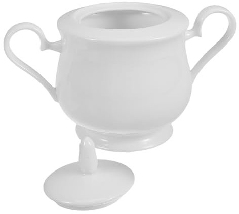 PRETYZOOM Pot à Sucre Céramique Avec Couvercle Pour Cuisine Salon Capacité Pour Conserver s Condiments