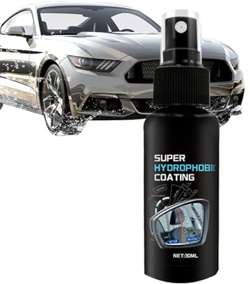 Rivestimento Ceramico Vetri | 30ml Rivestimento Idrorepellente per Vetri Auto Ceramico,Trattamento Antigraffio Detailing Veicoli Cura Quotidiana Viaggio SUV