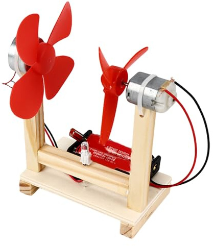 Sorandy Children's DIY Wind Generator Toy Kit, Unique Power Generator Kit 1.5V for Educational Fun, Eco-friendly Material, Great for Stimulating Curiosity and Learning