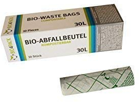 PGV Bio Sacs Poubelle 30 Liter Compostable - 10 Rollen
