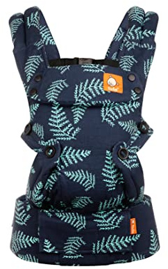 Tula Explore Babytrage für Neugeborene ab Geburt, Ergonomisch Baby-Tragetasche Bauchtrage Rückentrage, Everblue