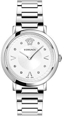 Versace Damen Analog Quarz Uhr mit Edelstahl Armband VEVD004 19