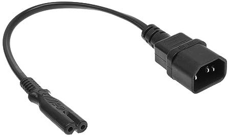 ACT C14 auf C7 Netzkabel 2 Polig 0,2m – AK5248 | 2 Höhenstufen, USB betriebener Ventilator