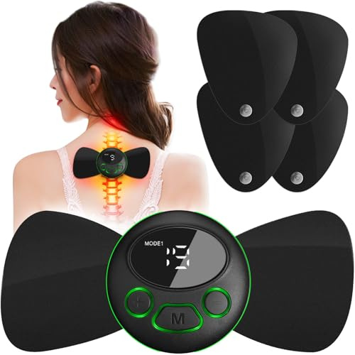 Pawfan Intelligent Wireless TENS & EMS Unit Rechargeable Electric Deep Tissue Powered Muscle Stimulator Massager Machine Pain Relief Therapy for Back Shoulder Leg Neck Arms