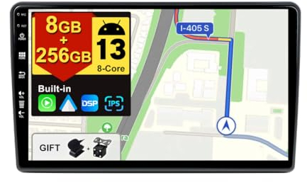 BXLIYER - [8G+256G, 8-Core] - Android 14 IPS Autoradio für FIAT Ducato/Citroen Jumper/Peugeot Boxer - Kabellos CarPlay/Android Auto/DSP - Kamera & MIC - 9 Zoll 2 Din - DAB SWC Fast-Boot 360-CAM