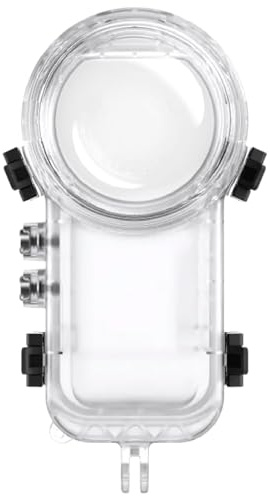 HUAYUWA Unsichtbares 50 m Tauchgehäuse, kompatibel mit Insta360 X3 Action-Kamera, Unterwasserfotografie-Gehäuse für Insta 360 X3, wasserdichtes Gehäuse