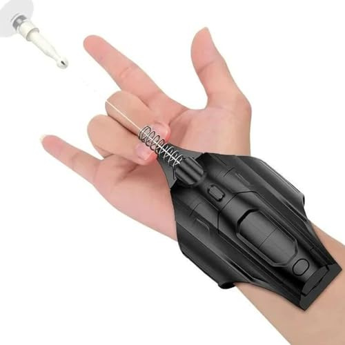 Spider Web Shooter,Launcher Handschuh Cosplay Handschuh 2,5m Launcher Handgelenk Spielzeug Set,Launcher-Handschuhe für Kinder,Elektrischer Automatische Kabelwicklung, 2.0 Neu aufgerüstet