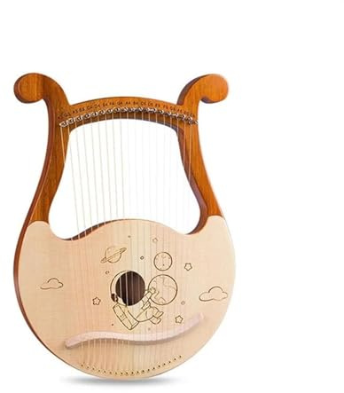 harfe instrument 19 Saiten Lyra Harfe Holz Musical Instrument Lyra Harfe Mit Tuning Schlüssel String(3/4)