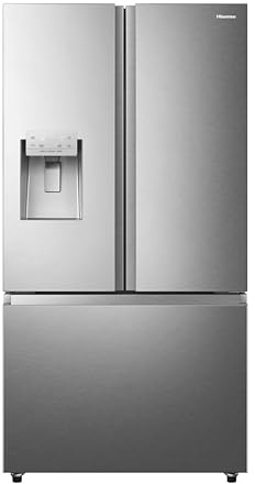 Hisense American Fridge Freezer - Stainless Steel - E Rated