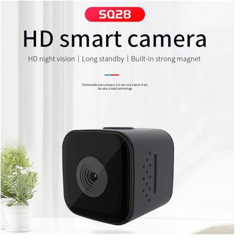 BAFEIYA Cámara DV portátil SQ28 cámara Deportiva Impermeable for Exteriores 1080p cámara portátil Mini DV for Coche cámara de grabación Directa pequeña de aviación de Alta definición(Single Camera)