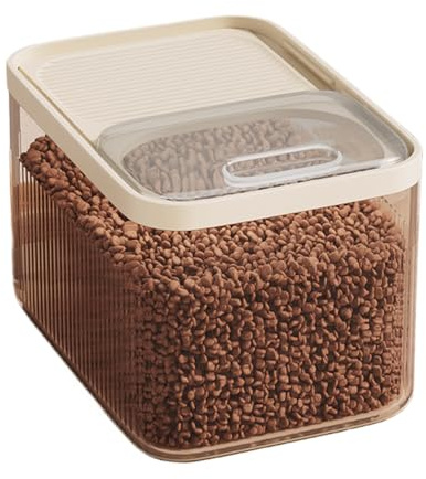 Générique Conteneur Pour Nourriture De Chien - Boîte De Stockage Hermétique 10 Litres Pour Croquettes Sèches - Seau Fraîcheur Avec Doseur Pour Céréales Légumineuses Organisation Maison
