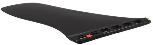 Gatuida Aileron de Planche Sup Amovible Noir Dérive Centrale Rapide Détachable pour Planche Gonflable Navigation Stabilité Optimisée pour Surf et Paddle