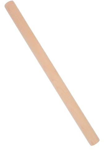 Sosoport Manico in Legno per Attrezzi da Giardino 50 Cm Impugnatura Ergonomica Rotonda di Ricambio per Coltivatore, Vanga e Rastrello Utensile Manuale Resistente per Lavori Agricoli e Orto