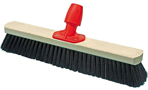Bürstenmann Saalbesen 40cm mit Holzkörper aus Haarmischung schwarz