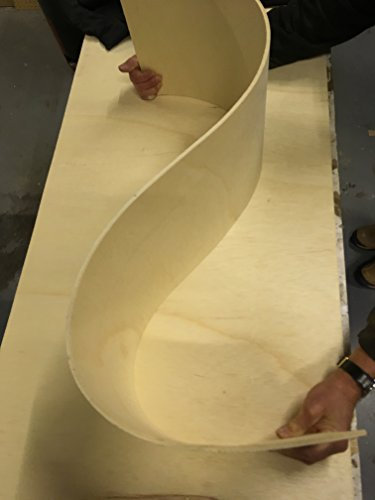 Flexible Bending Plywood 8mm Thick, Flexi/Bendy Ply 600 x 300mm