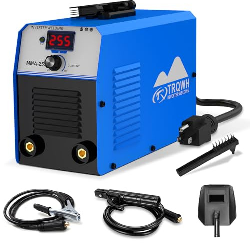 TRQWH Welding Machine 110V/220V Stick Welder ARC Welder Machine IGBT Inverter Mini MMA Welder Tig/Mig Portable Welding Machine (TRQ-MMA255)