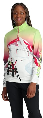Spyder Damen Sunset Zip T-Neck T-Shirt