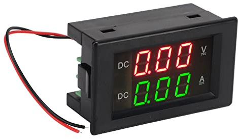 Amperometro Corrente Tensione, YB4835VA Voltmetro Digitale Amperometro 600 V 100 A Punto Decimale Cambio Automatico Doppio Display Voltmetro Corrente