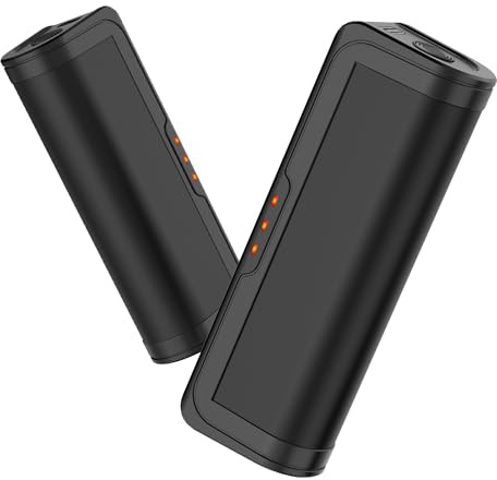 Wasuka Hand Warmers Rechargeable 2 Pack, Electric Hand Warmer Reusable Portable Handwarmer with 3 Levels Heat, Long-Lasting USB Pocket Warmer Hand Heater for Camping Hunting Warm Gift for Women Men