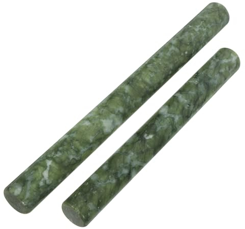 Alipis 2pezzi Mattarello per Impasto in Pietra Liscia Utensile Multifunzionale per Cucina per Stendere Pasta Panini Biscotti e Altro