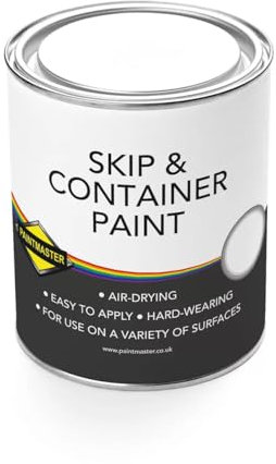 Skip and Container Paints: Easy Application, Long-Term Protection - Oil-Based, Resistant to Damage (Skip & Container Paint - 1L, Rustic Red)
