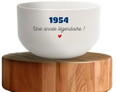CADEAUX.COM - Bol Super Homme Né En 1954 Personnalisé - Cadeau Personnalisable - Cadeau Anniversaire Homme - Cadeau Homme - Cadeau Année 1954