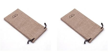 WENYOG Brillentasche Brillen-Box, Bunte Leinen-Staubschutz-Mikrofaser, for Männer und Frauen, Sonnenbrillen-Brillentasche, weiche Aufbewahrungstasche for Mobiltelefone(Cloor-06-01)