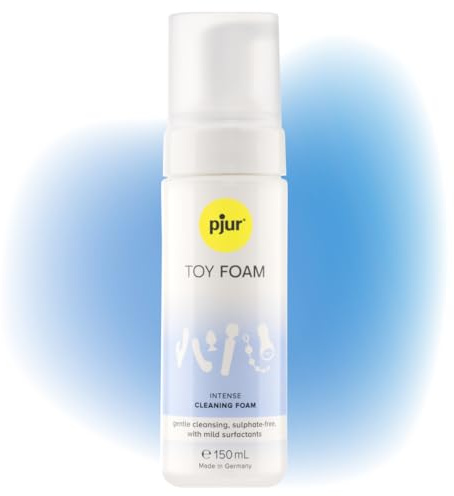 pjur TOY FOAM (150ml) - schonender Reinigungsschaum für dein Sextoy & Masturbator - alkoholfrei - zur hygienischen Reinigung