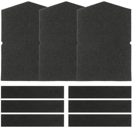 3 Set Dryer Filter Replacement Parts for Miele 6057930 + 9688381 Foam Filter, for Miele Heat Pump Tumble Dryers Filter Spare Part