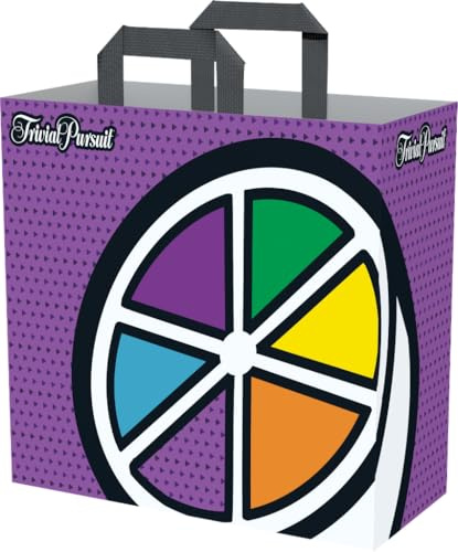 Konix Trivial Pursuit Einkaufstasche - Größe M 40 x 45 x 20 cm - Recycled material - Purple