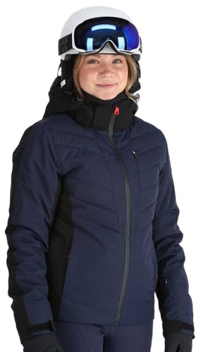 Icepeak Eleele Damen Ski Winterjacke, Marineblau, Wasserabweisend
