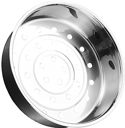 IMIKEYA Cesta Compacta y Fácil de Almacenar de Acero Inoxidable Vaporera Redonda para Cocinar al Vapor Adecuado para Pescado y Carne en Cocina Casera