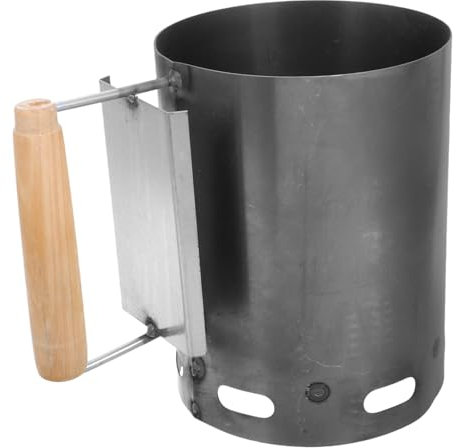 YARNOW Duty Chimney Starter for Outdoor Cooking Heat Insulation Chimney Fire Starter Electric Lighter Grill Outdoor Portable Handle