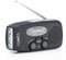 Status IONOS Multifunctional Portable Wind Up Radio, FM/AM/WB, Solar and Hand Crank Powered, 3 LED Torch and USB Charging, 4.5Hr Playtime, Emergency and Outdoor Essential, Black, ALMERE1PKB6
