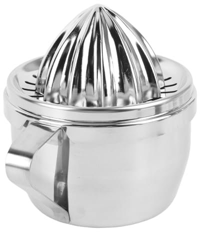 Exprimidor Manual, Exprimidor de Acero Inoxidable 304 para Cítricos Limón Naranja Pomelo Exprimidor manual multifuncional con colador y bol para Uso en Cocina, fácil de limpiar